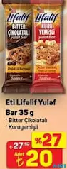 ETİ LİFALİF YULAF BAR 35 G